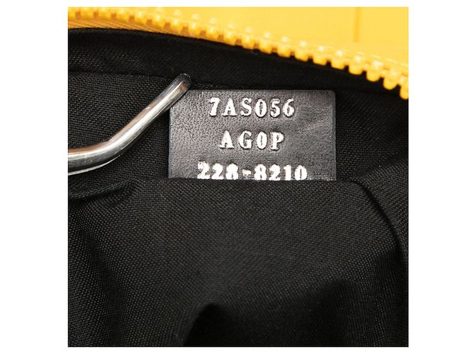 Borsa a tracolla porta telefono con logo FF Fendi Giallo - vista 6