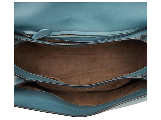 Borsa a mano Piazza Bottega Veneta Borsa a tracolla Blu chiaro - vista 11