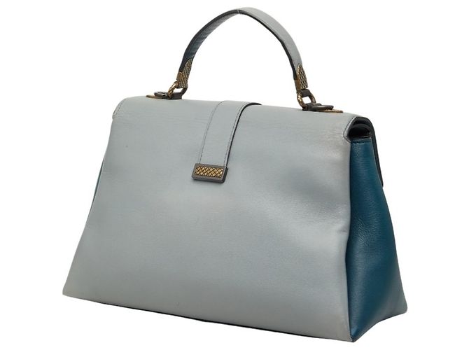 Borsa a mano Piazza Bottega Veneta Borsa a tracolla Blu chiaro - vista 2