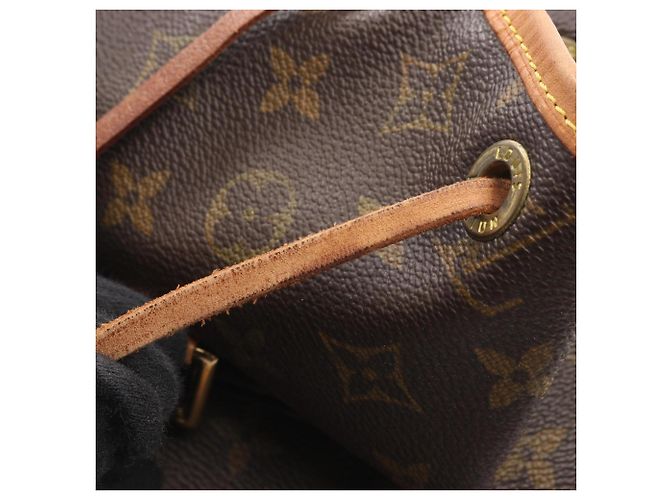 Zaino Louis Vuitton Montsouris MM Marrone - vista 10