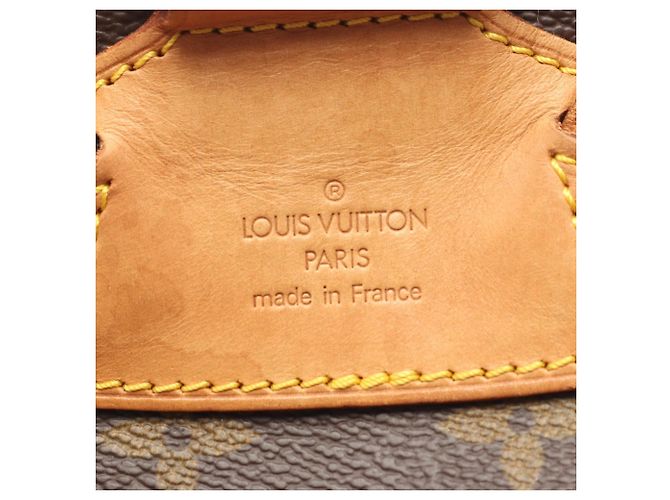 Zaino Louis Vuitton Montsouris MM Marrone - vista 4
