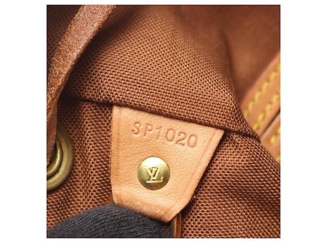 Zaino Louis Vuitton Montsouris MM Marrone - vista 5