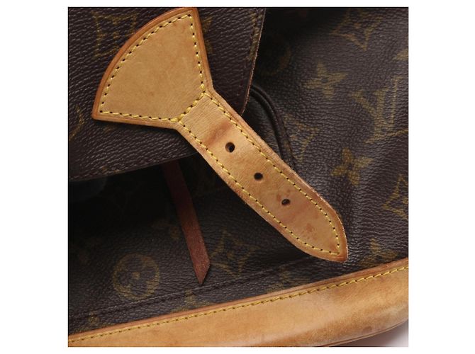 Zaino Louis Vuitton Montsouris MM Marrone - vista 9