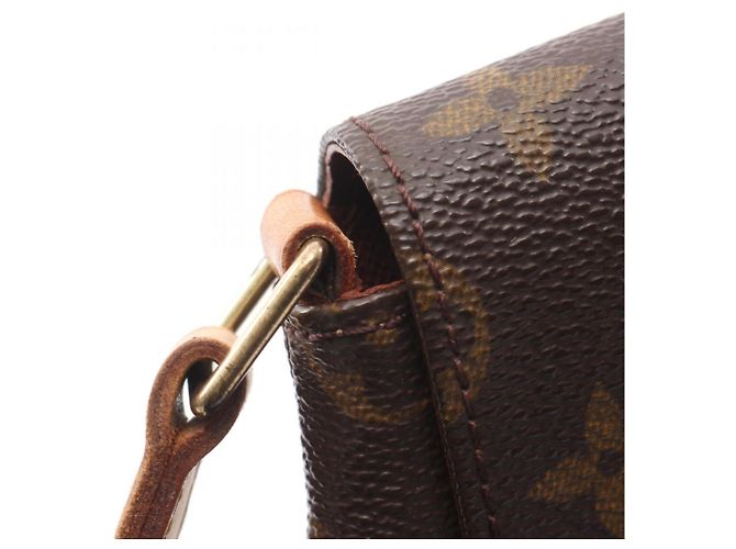 Borsa a Spalla Louis Vuitton Musette Tango Marrone - vista 7