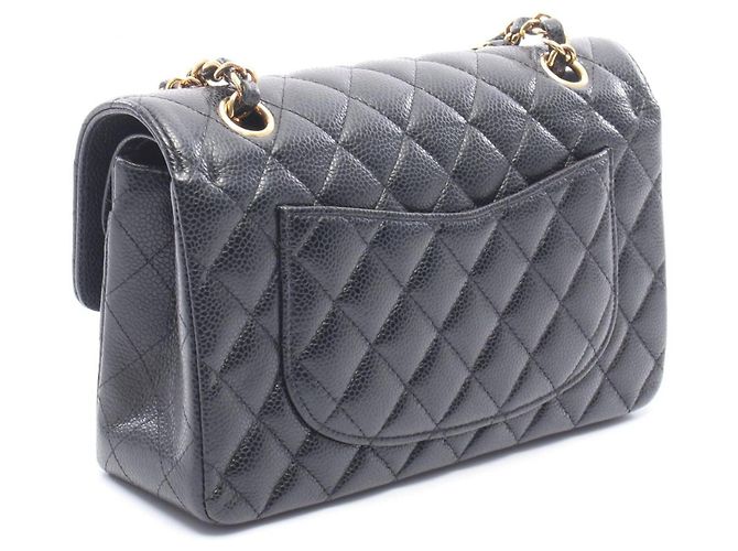 Borsa a tracolla Chanel Matelassé Double Flap Nero - vista 2