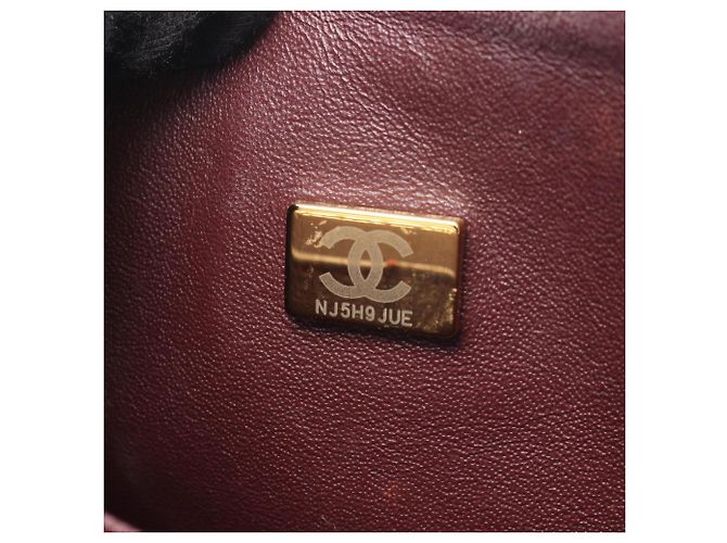 Borsa a tracolla Chanel Matelassé Double Flap Nero - vista 5