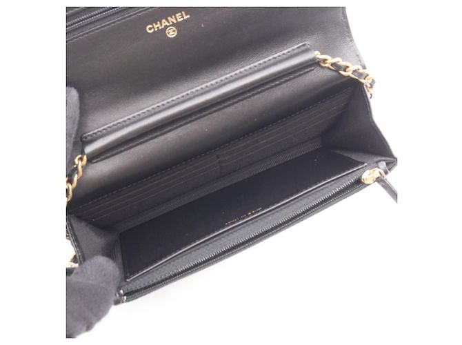 Borsa a Spalla Chanel Matelassé Egyptian Charm Nero - vista 3