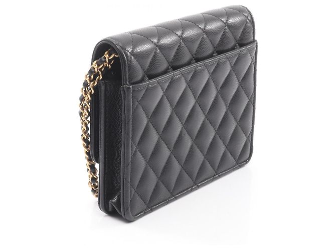 Borsa a Spalla Chanel Matelassé Nero - vista 2