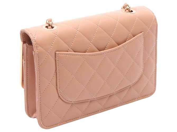 Borsa a Spalla Chanel Matelassé Rosa - vista 2