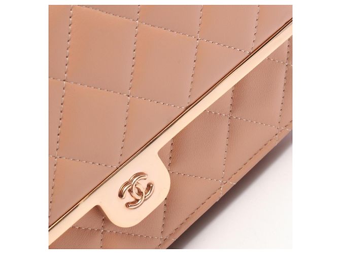 Borsa a Spalla Chanel Matelassé Rosa - vista 8