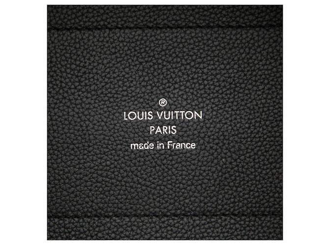 Borsa Louis Vuitton Monogram Mahina PM Nero Monogramma - vista 5