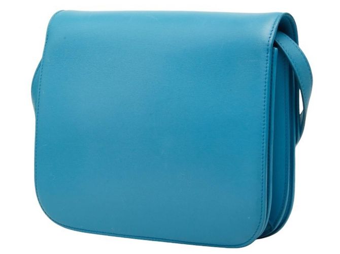 Céline Celine Classic Box Medium Schultertasche Hellblau - Ansicht 2