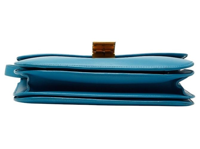 Céline Celine Classic Box Medium Schultertasche Hellblau - Ansicht 3
