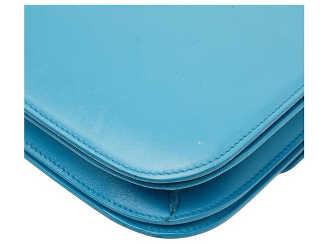 Céline Celine Classic Box Medium Schultertasche Hellblau - Ansicht 6