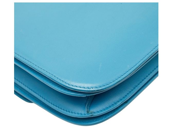 Céline Celine Classic Box Medium Schultertasche Hellblau - Ansicht 7