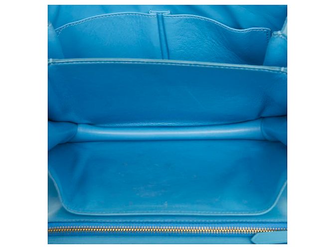 Céline Celine Classic Box Medium Schultertasche Hellblau - Ansicht 8
