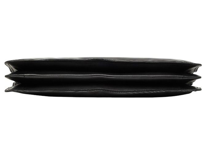 Clutch in pelle nera Bottega Veneta Nero - vista 3