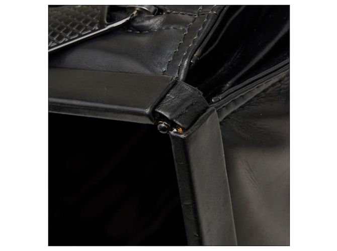 Clutch in pelle nera Bottega Veneta Nero - vista 8