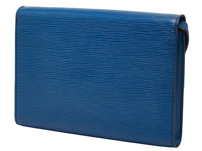 Borsa a tracolla Louis Vuitton Epi Pochette Arche Blu - vista 2