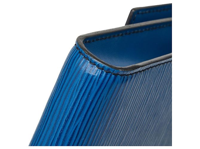 Borsa a tracolla Louis Vuitton Epi Pochette Arche Blu - vista 4