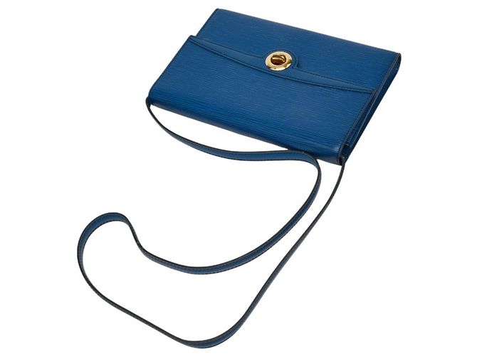 Borsa a tracolla Louis Vuitton Epi Pochette Arche Blu - vista 6