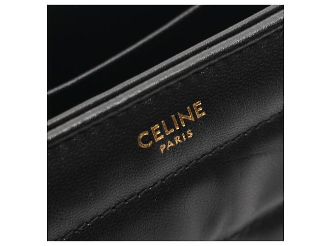 Céline Celine Monochrome Schultertasche Schwarz - Ansicht 4