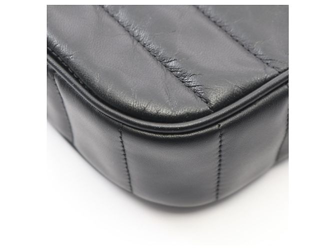 Céline Celine Monochrome Schultertasche Schwarz - Ansicht 7
