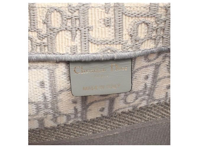 Christian Dior Dior BOOK TOTE Borsa Tote Medium Marrone Bianco - vista 4