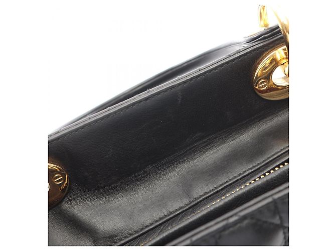 Borsa 2-Way Christian Dior Lady Dior Cannage Nero - vista 9