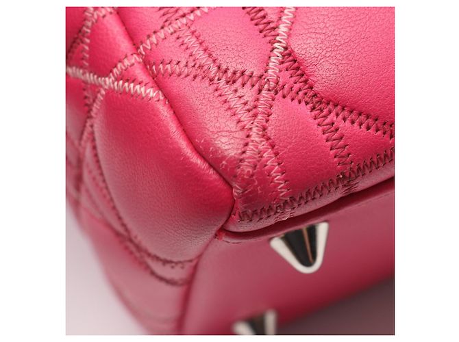 Christian Dior Dior Lady Dior Cannage Borsa 2-Way Rosa - vista 5