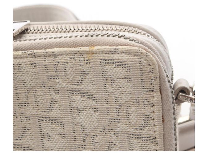 Borsa a tracolla Christian Dior Dior Oblique Crudo - vista 10
