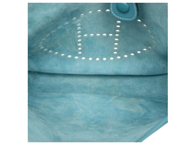 Hermès Borsa a tracolla Hermes Evelyne 3 GM Blu - vista 4