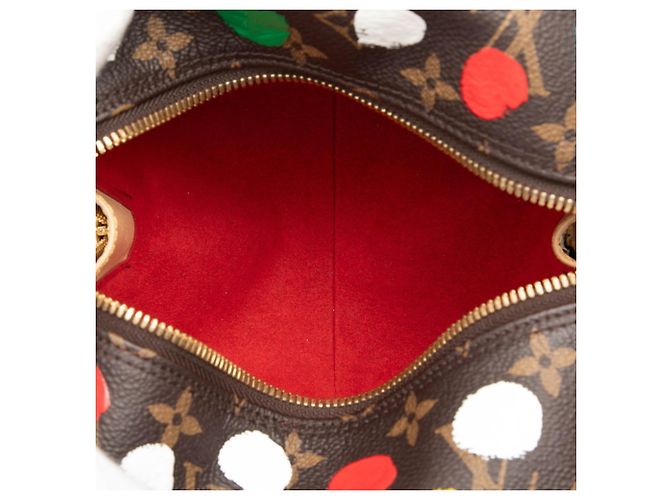 Borsa Louis Vuitton x Yayoi Kusama Monogram Marrone Nero Multicolore Monogramma - vista 4