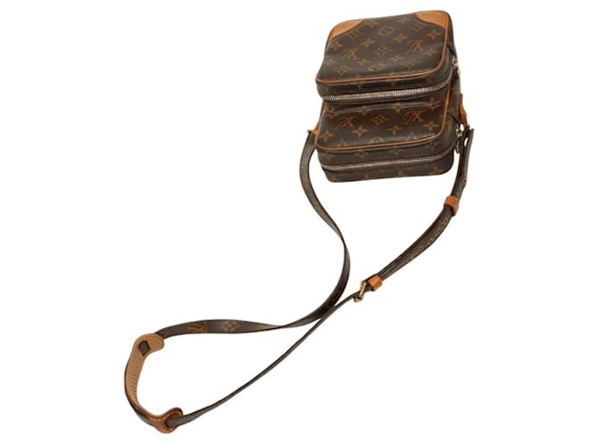 Borsa a tracolla Louis Vuitton Monogram Amazon Marrone - vista 8
