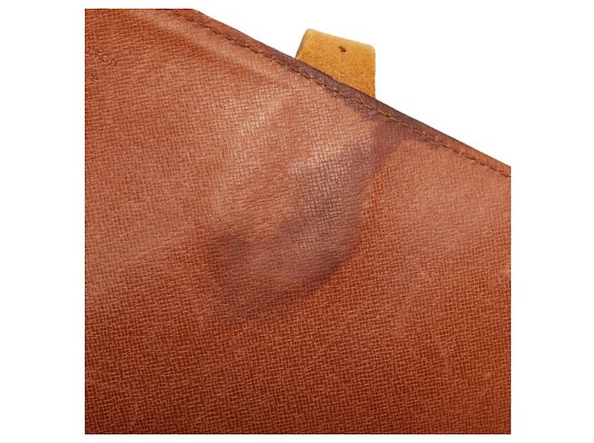 Borsa a tracolla Louis Vuitton Monogram Cartouchiere MM Marrone - vista 10