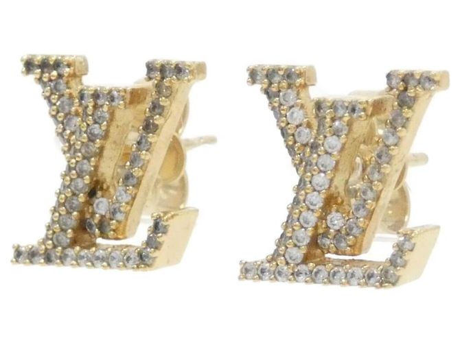 Louis Vuitton Iconic Strass Ohrringe Dourado - vista 2