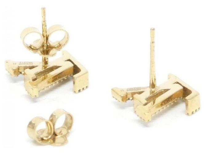 Louis Vuitton Iconic Strass Ohrringe Dourado - vista 3
