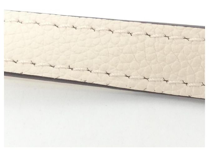 Borsa a tracolla Louis Vuitton Monogram Empreinte Wallet on Chain Ivy Beige - vista 5