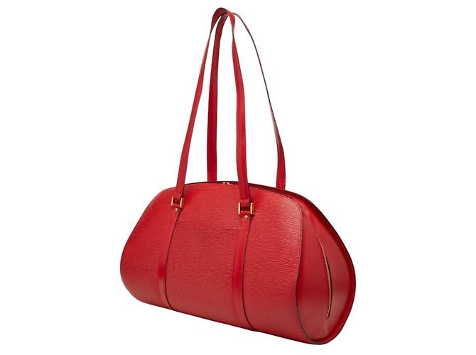 Borsa a Spalla Louis Vuitton Epi Solferino 45 Rosso - vista 2