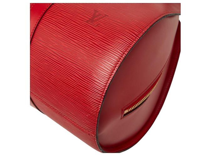Borsa a Spalla Louis Vuitton Epi Solferino 45 Rosso - vista 5