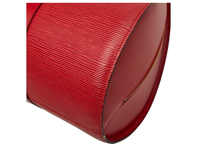 Borsa a Spalla Louis Vuitton Epi Solferino 45 Rosso - vista 7