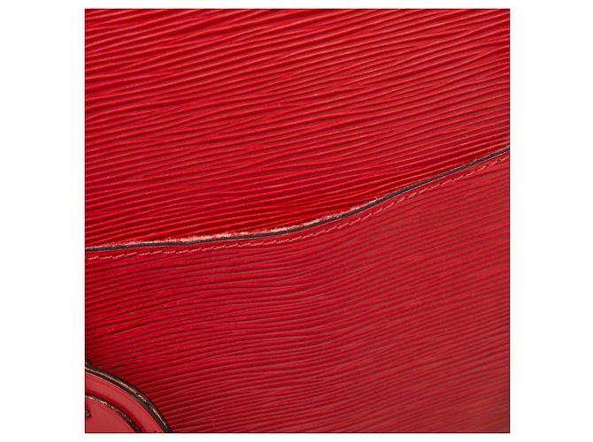 Borsa a Spalla Louis Vuitton Epi Solferino 45 Rosso - vista 8