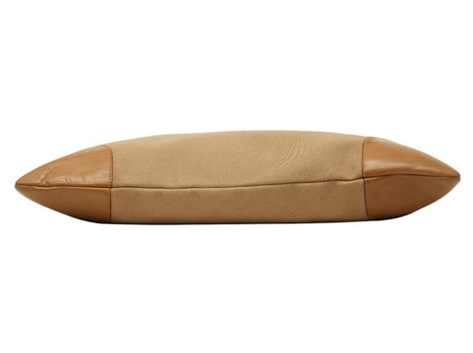 Borsa a tracolla con placca logo Triangle di Prada Beige - vista 3
