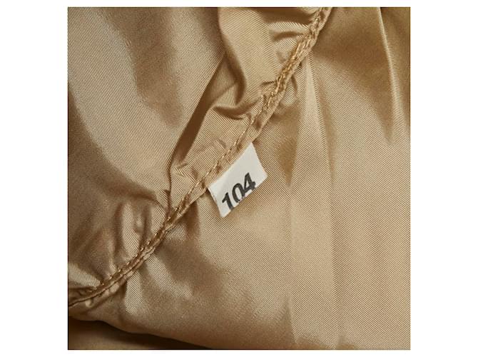 Borsa a tracolla con placca logo Triangle di Prada Beige - vista 9