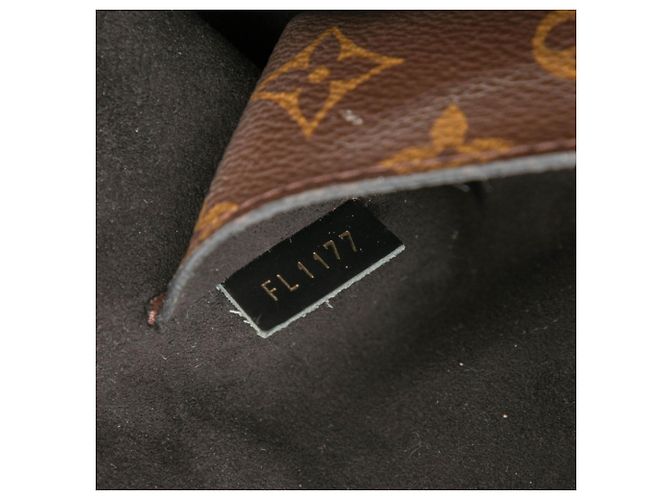 Louis Vuitton Monogram Flap Bag MM Tasche Braun Schwarz Monogramm - Ansicht 6