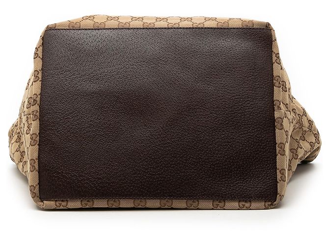 Gucci Beige GG Canvas Web Tote - Ansicht 3