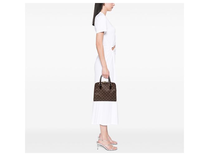 Louis Vuitton Marrone Damier Ebene Triana - vista 7