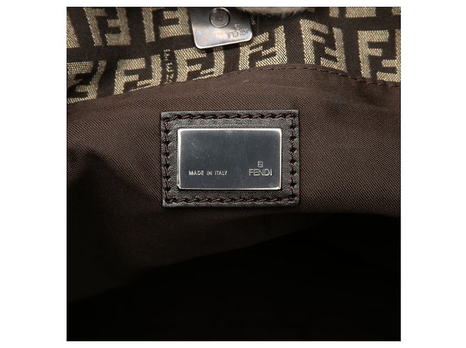Fendi Zucchino Canvas Tote in Braun Dunkelbraun - Ansicht 5