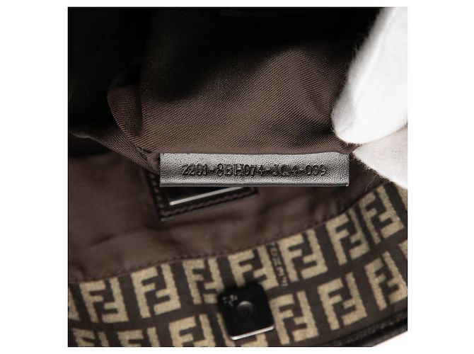 Fendi Zucchino Canvas Tote in Braun Dunkelbraun - Ansicht 6