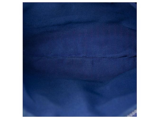 Chanel Blue CC Chevron Lambskin Top Zip Belt Bag - vista 4
